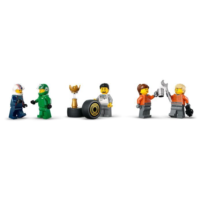 Конструктор LEGO City Вантажівка F1 з автомобілями RB20 та AMR24 (60445) зображення 7
