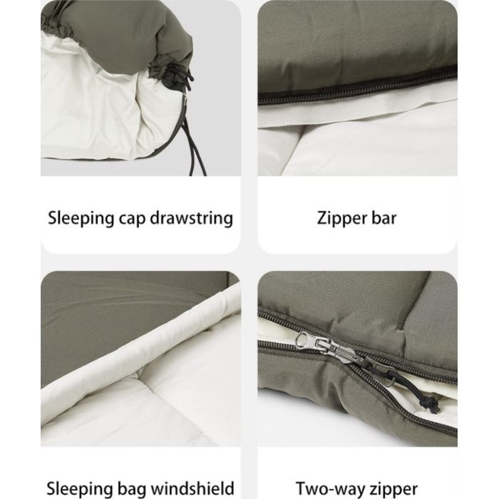 Спальний мішок Naturehike LD250 CNK2300SD016, темно-зелений (6976023921797) зображення 3