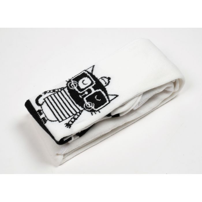 Колготки дитячі UCS Socks з котиком (M0C0301-2106-7-black) зображення 3