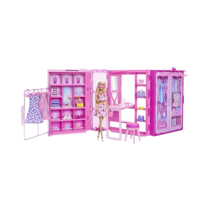 Лялька Barbie Стильна гардеробна з лялькою (HXD58)