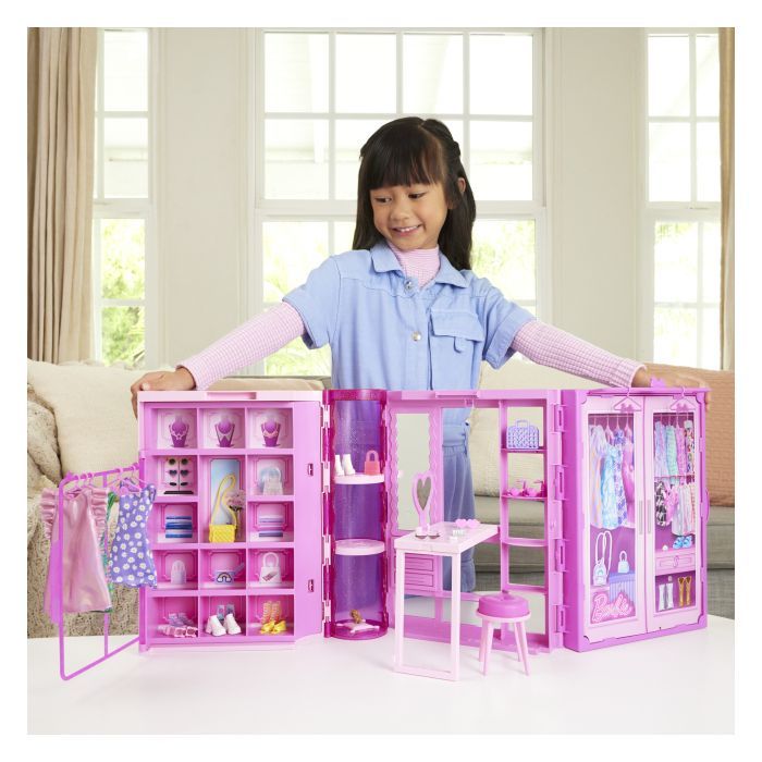 Лялька Barbie Стильна гардеробна з лялькою (HXD58) зображення 6