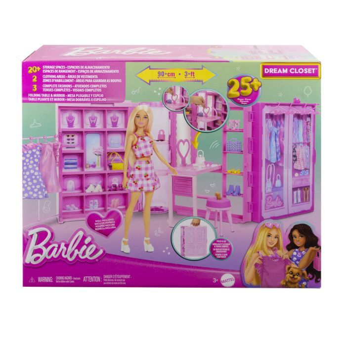 Лялька Barbie Стильна гардеробна з лялькою (HXD58) зображення 7