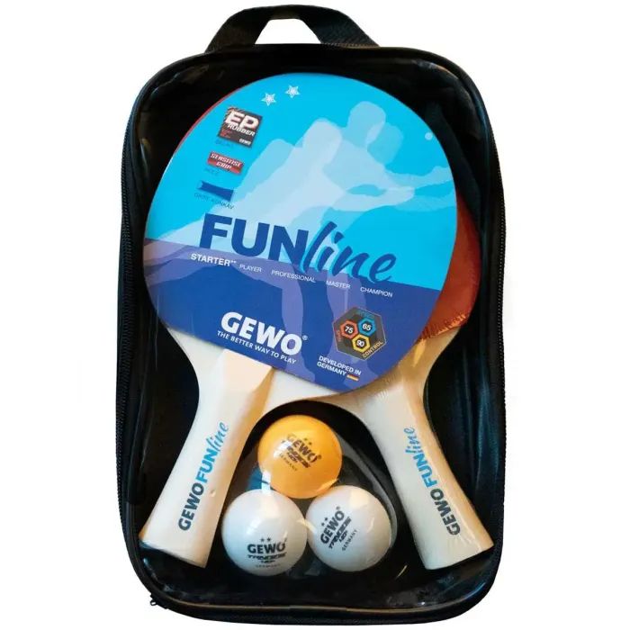 Комплект для настільного тенісу Gewo Double-Fun + сітка Flexx (103360000) (931293) зображення 5