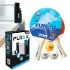 Комплект для настільного тенісу Gewo Double-Fun + сітка Flexx (103360000) (931293)