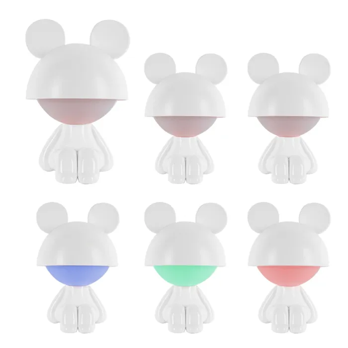 Нічник Kite Світильник LED з акумулятором Cute Mouse, персиковий (K25-316-2-4) зображення 4