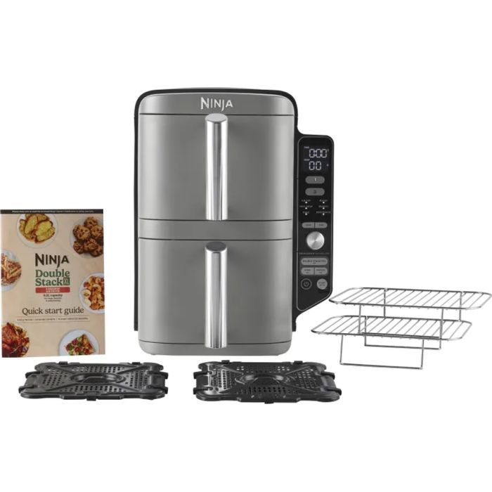 Мультипечь Ninja Double Stack XL 2-Level Air Fryer 9,5 л (SL400EUWH) изображение 7