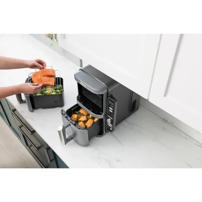 Мультипечь Ninja Double Stack XL 2-Level Air Fryer 9,5 л (SL400EUWH) изображение 9