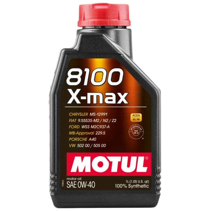 Моторна олива MOTUL 8100 X-max SAE 0W-40 1л