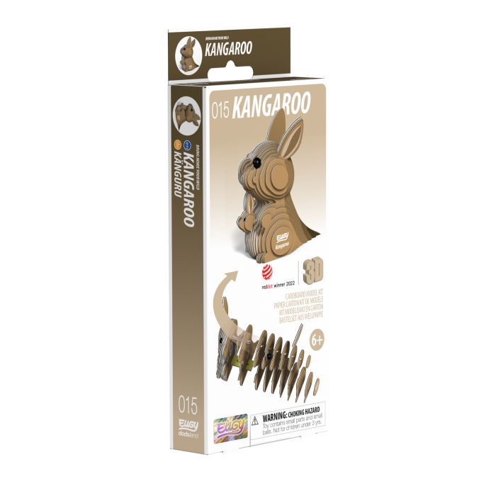 Пазл Eugy 3D Зоопарк: Кенгуру (XEG-015) зображення 3