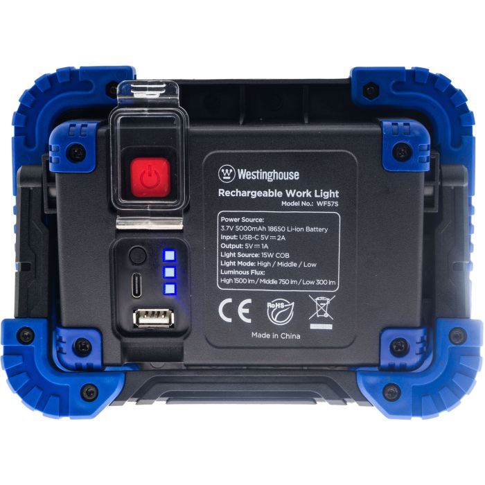 Фонарь Westinghouse 15W COB LED WF57S 5000 mAh (WF57S-CB) изображение 10