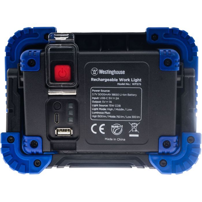 Фонарь Westinghouse 15W COB LED WF57S 5000 mAh (WF57S-CB) изображение 9