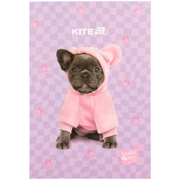 Блокнот Kite Studio Pets A5, 50 листов, клетка (SP25-194)