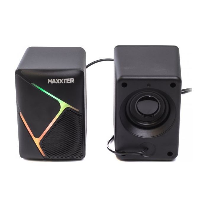 Акустическая система Maxxter CSP-U004RGB USB Black (CSP-U004RGB) изображение 2