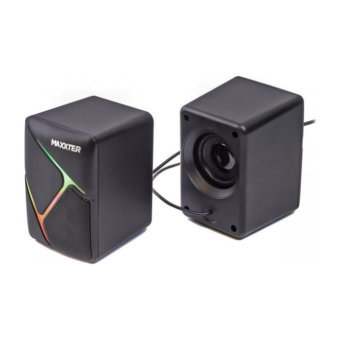 Акустическая система Maxxter CSP-U004RGB USB Black (CSP-U004RGB) изображение 3
