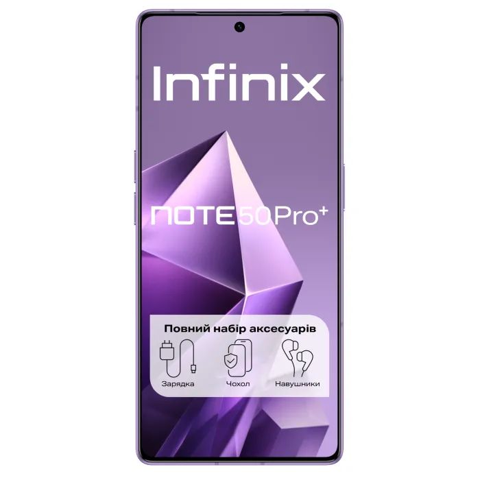 Мобильный телефон Infinix Note 50 Pro+ 12/256Gb NFC Titanium Grey (4894947070068) изображение 2