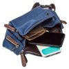 Сумка Vintage Поясная текстильная Синяя (20173) изображение 3
