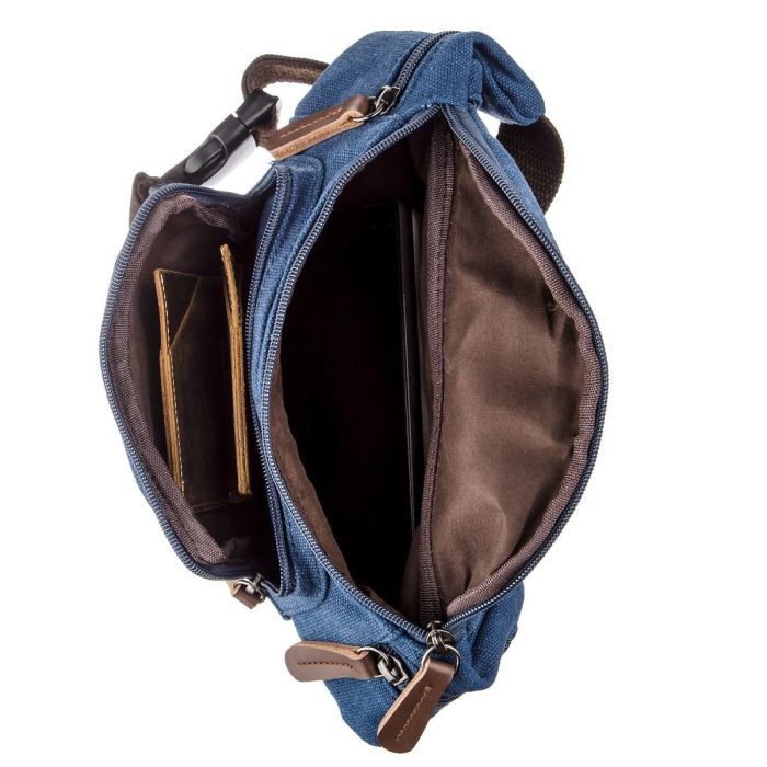 Сумка Vintage Поясная текстильная Хаки (20175) изображение 6