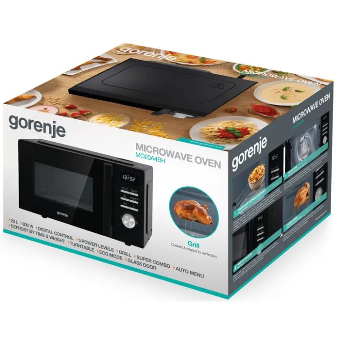Мікрохвильова піч Gorenje MO20A4BH зображення 11