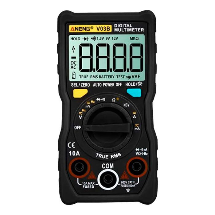 Цифровой мультиметр ANENG AN-V03B, V, A, R, F, з ємнісним діодом (AN-V03B)