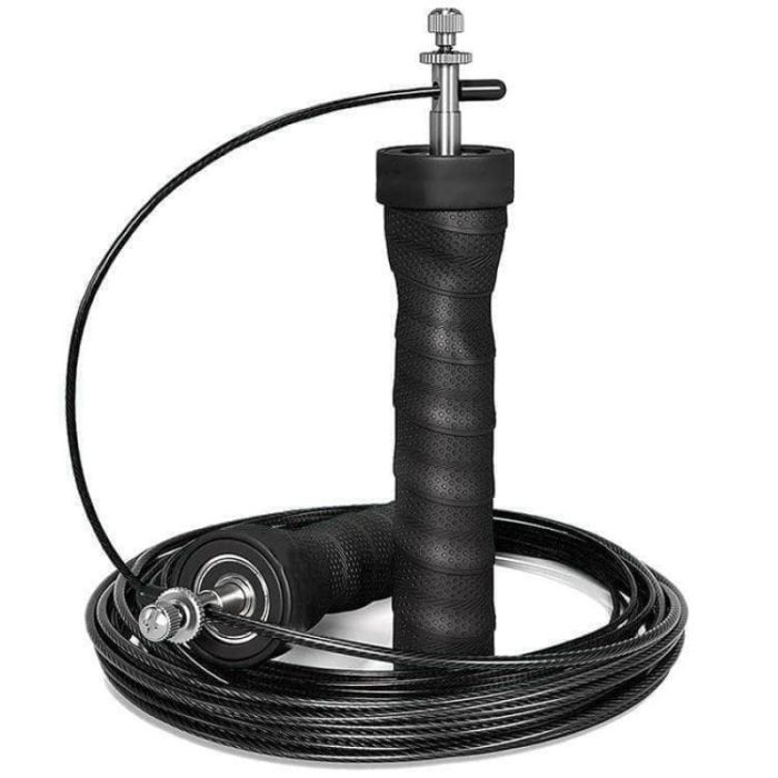 Скакалка 4yourhealth 1146 Cross Weighted Rope 2.5 м Чорна (4YH_1146_Black)