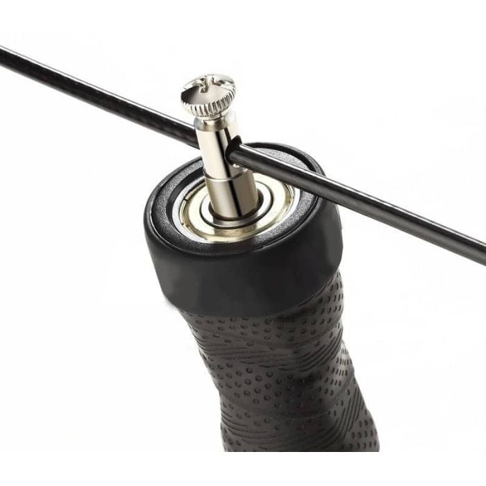 Скакалка 4yourhealth 1146 Cross Weighted Rope 2.5 м Чорна (4YH_1146_Black) зображення 6