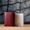 Гаманець ST Leather З натуральної шкіри Бордовий (23077) зображення 11