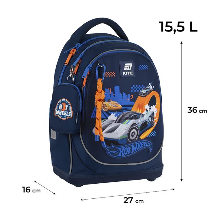 Рюкзак шкільний Kite Education 724 Hot Wheels (HW25-724S) зображення 2