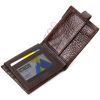 Кошелек Bond Accessories Из натуральной кожи Коричневый (22043) изображение 6