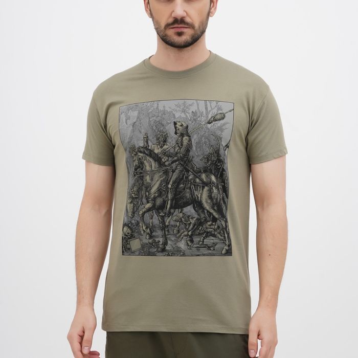 Футболка Sol's Imperial Knight Death and the Devil хакі S (11500268/394S)