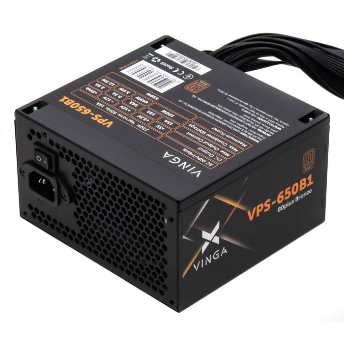 Блок живлення Vinga 650W (VPS-650B1) зображення 2