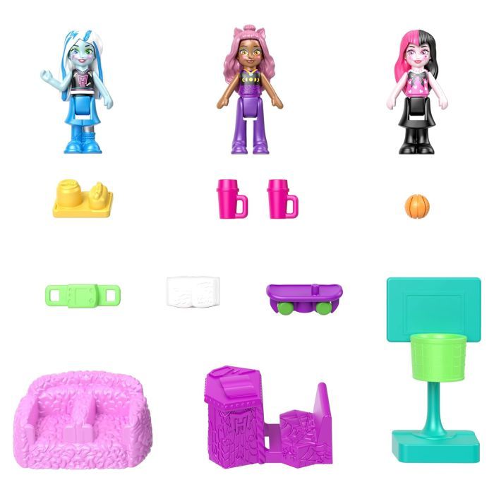 Кукла Monster High Polly Pocket Карманный мир (HVV58) изображение 4