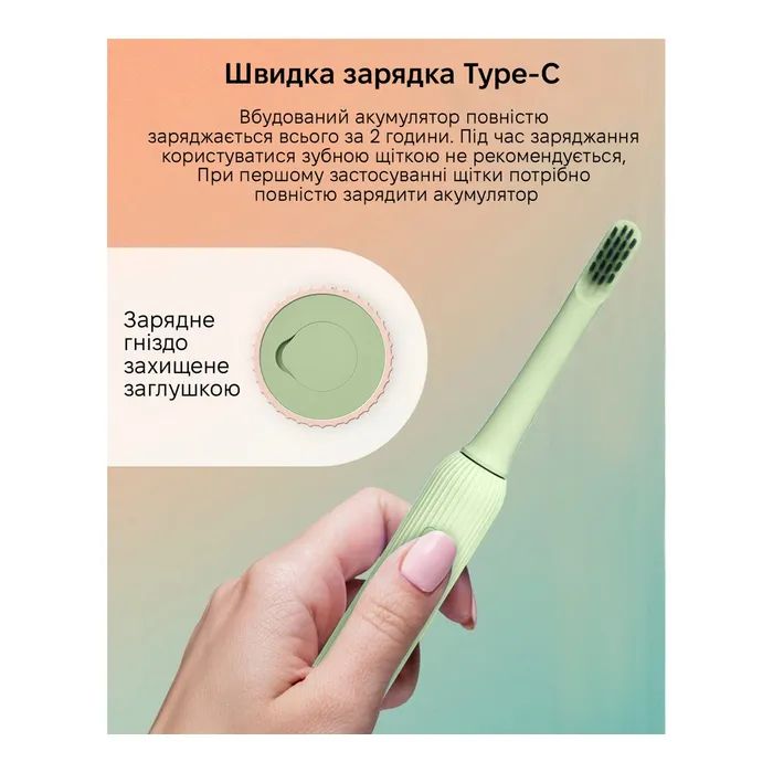 Электрическая зубная щетка Xiaomi Mint5 Sonik Green (MINT5-G) изображение 5