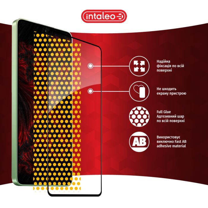 Скло захисне Intaleo Full Glue Xiaomi Redmi Note 13 4G Black (1283126583896) зображення 7