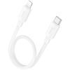Дата кабель USB-C to Lightning 0.25m Hyper PD X96 white HOCO (6942007609371) изображение 2