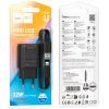 Зарядное устройство HOCO C134A Solid USB + cable USB to Lightning Black (6942007621311) изображение 4