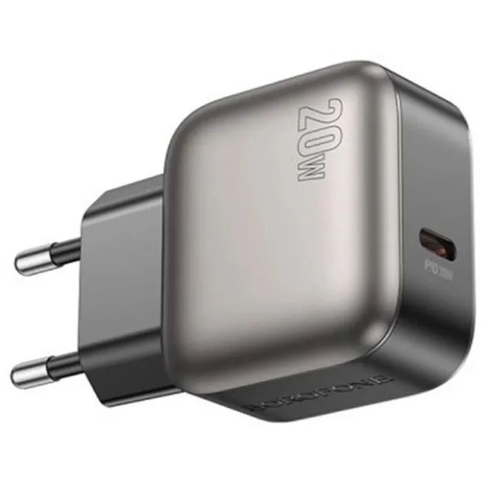 Зарядний пристрій BOROFONE BAS53A Absolute USB-C PD20W + cable USB-C to Lightning Black (6941991116186) зображення 2