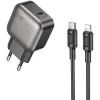 Зарядний пристрій BOROFONE BAS53A Absolute USB-C PD20W + cable USB-C to Lightning Black (6941991116186)