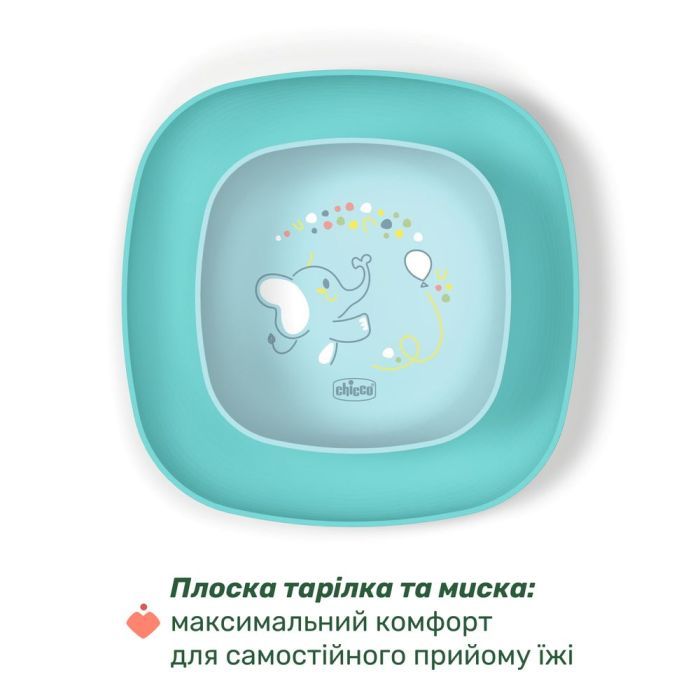 Набор детской посуды Chicco Set Pappa 12 м+ Рожевий (16201.15) изображение 2