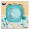 Набор детской посуды Chicco Set Pappa 12 м+ Блакитний (16201.25) изображение 8