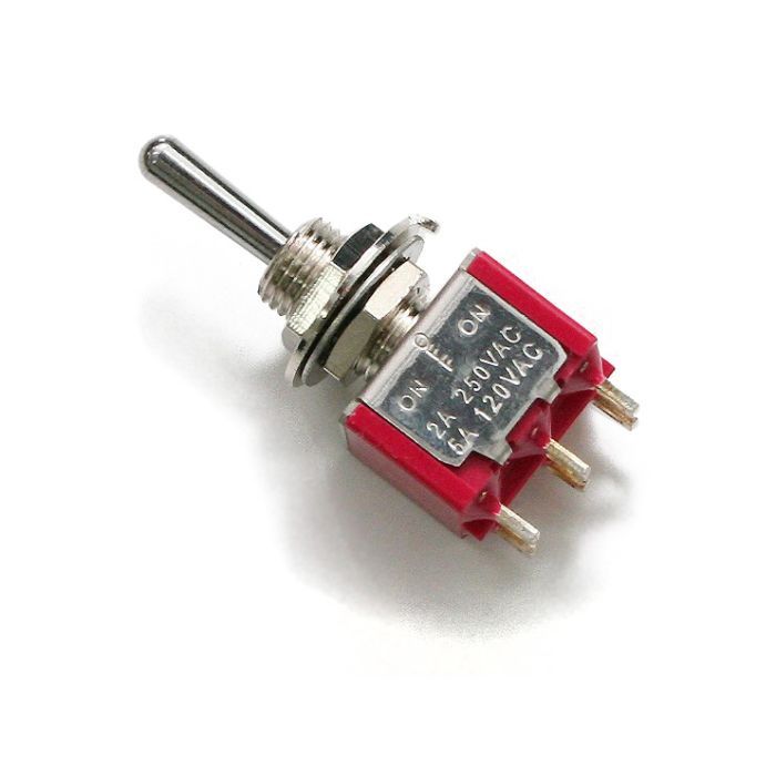 Переключатель для гитары DiMarzio DPDT Mini Switch - 3 Position (ON/OFF/ON) (EP1107) изображение 2