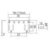 Бридж для гитары Gotoh 203B-4 C изображение 2