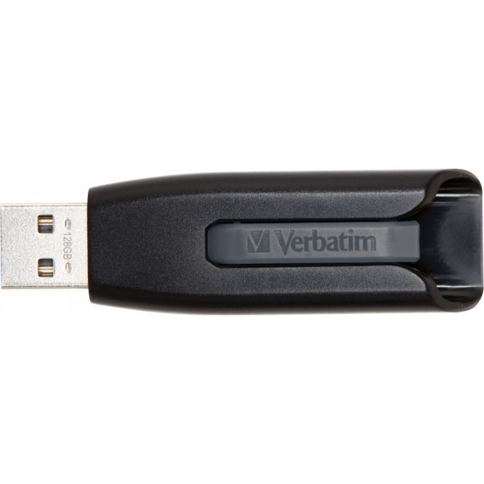 USB флеш накопитель Verbatim 128GB Store 'n' Go V3 Black USB 3.0 (49189) изображение 2