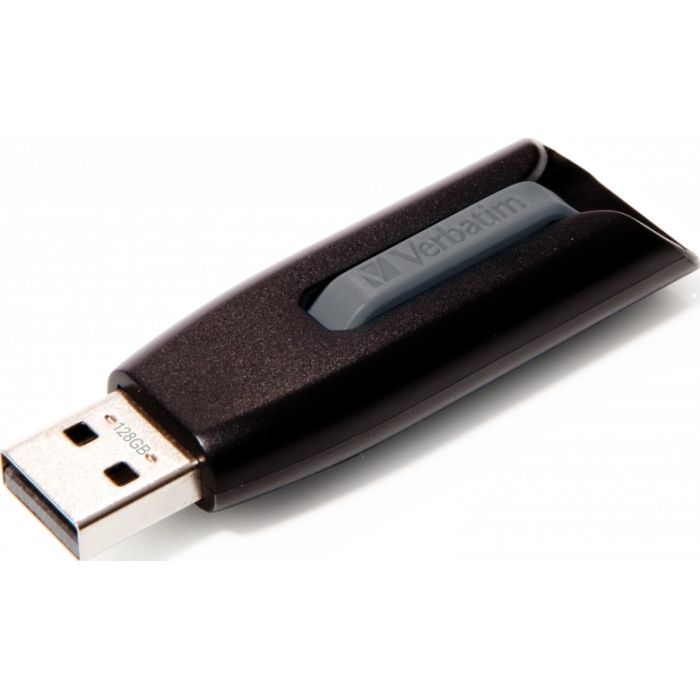 USB флеш накопитель Verbatim 128GB Store 'n' Go V3 Black USB 3.0 (49189) изображение 3