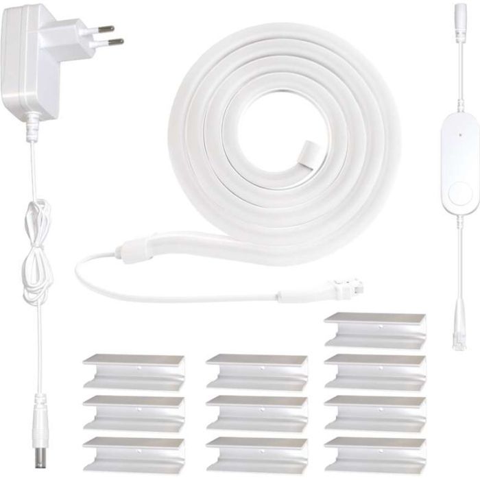 Світлодіодна стрічка EMOS ZPW313I NEON white 3 m 24 Вт RGBIC WiFi (ZPW313I) зображення 3
