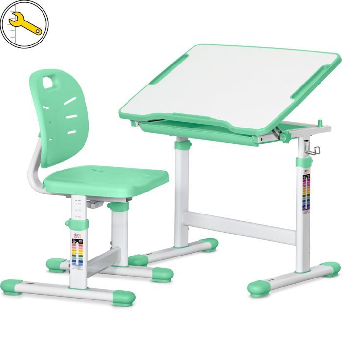 Парта со стулом Evo-kids Ergo Blue (Evo-05 Ergo BL)