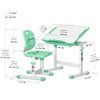 Парта со стулом Evo-kids Ergo Green (Evo-05 Ergo Z) изображение 3