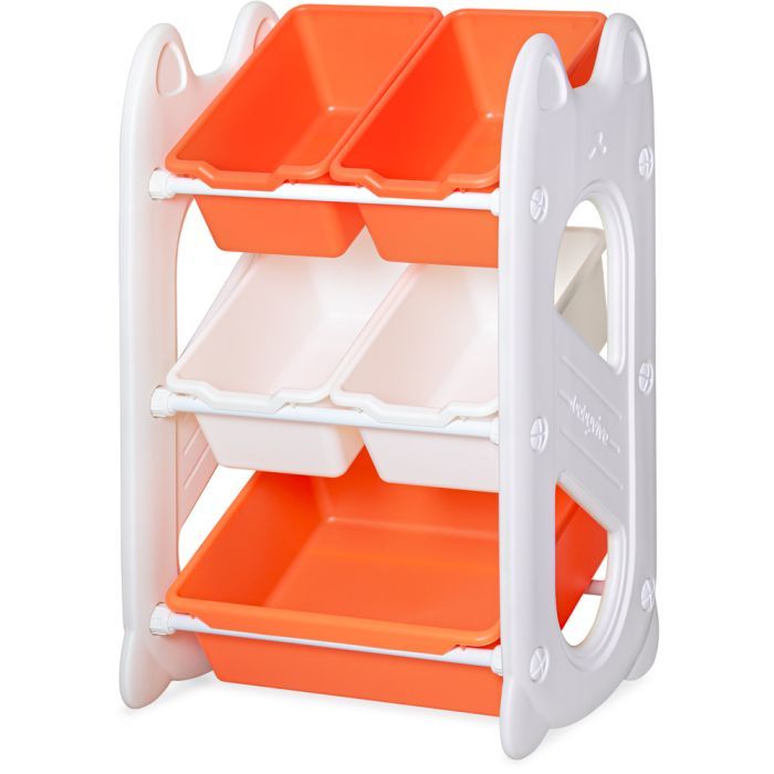Детский стеллаж Mealux Coral Mini Orange (KD-E021 Orange)