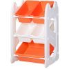 Детский стеллаж Mealux Coral Mini Orange (KD-E021 Orange)