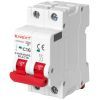 Автоматичний вимикач E.NEXT 2-п e.mcb.stand. 16А C ( 6кА) (s002117)