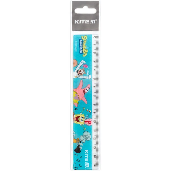 Линейка Kite Sponge Bob, 15 см (SB25-090) изображение 2